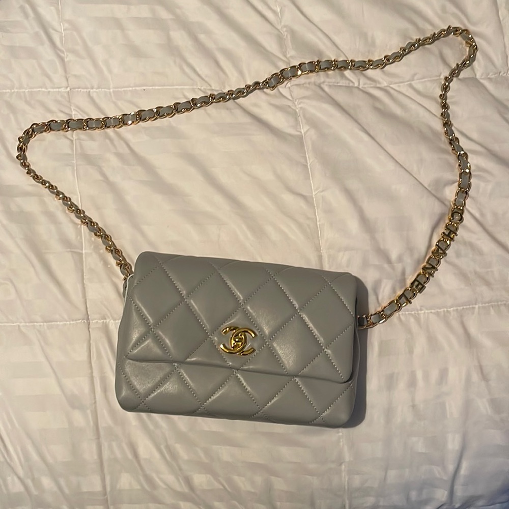 Designer Inspired quilted crossbody bag